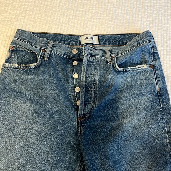 AGOLDE Riley High Rise Crop - Picture 4 of 9